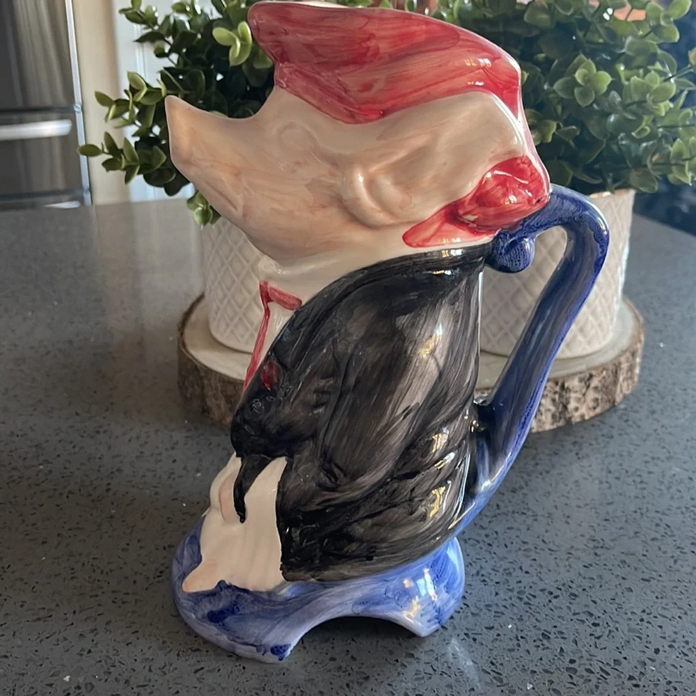 Vintage Sur la table collectors Limited edition butler pig pitcher #475/1000